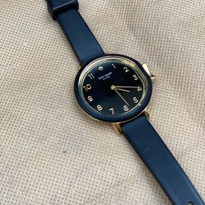 Kate Spade Black & Gold Watch EUC